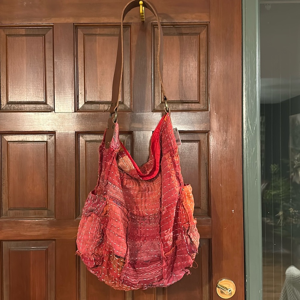 Free People quilted tote